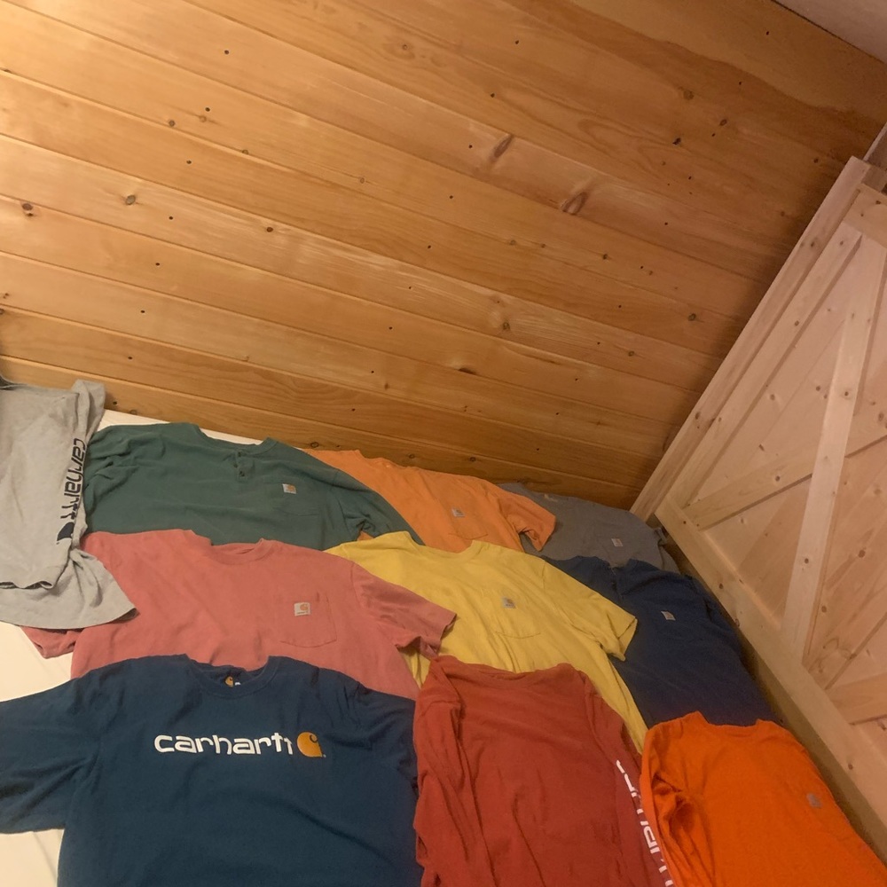 10 carhart work shirts